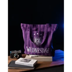 Outlet Bolso De Tela Premium Wednesday Miércoles Addams