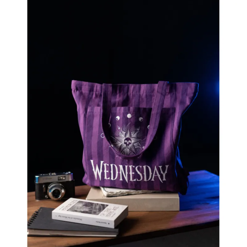 Outlet Bolso De Tela Premium Wednesday Miércoles Addams