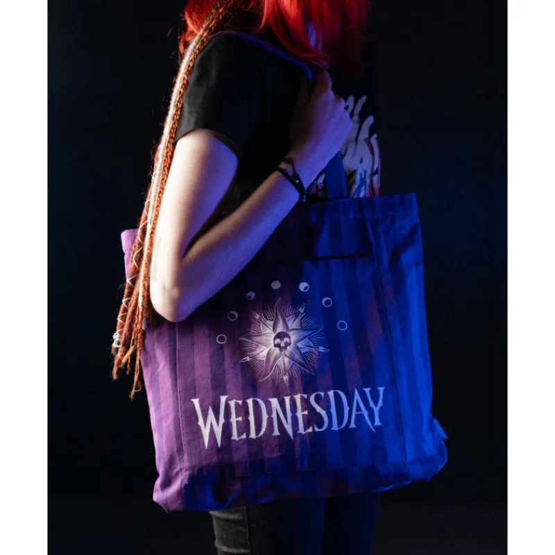 Outlet Bolso De Tela Premium Wednesday Miércoles Addams