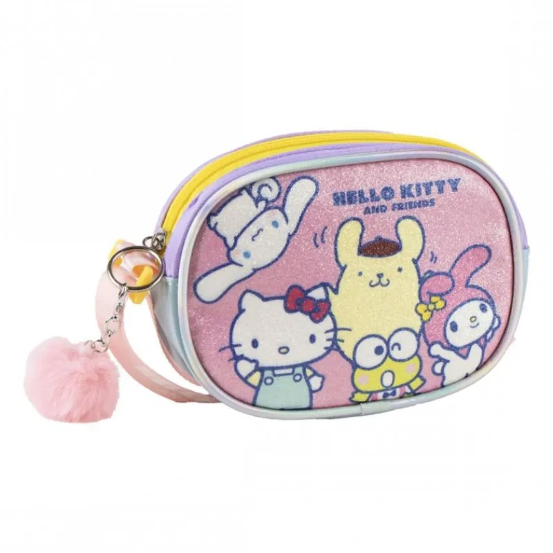 Niños Cerdá Kids Tiempo Libre Kids|Ropa Y Téxtil: Cosas Que Ponerse Para Niños ^Bolso Fantasía Hello Kitty Rosa con Pompon