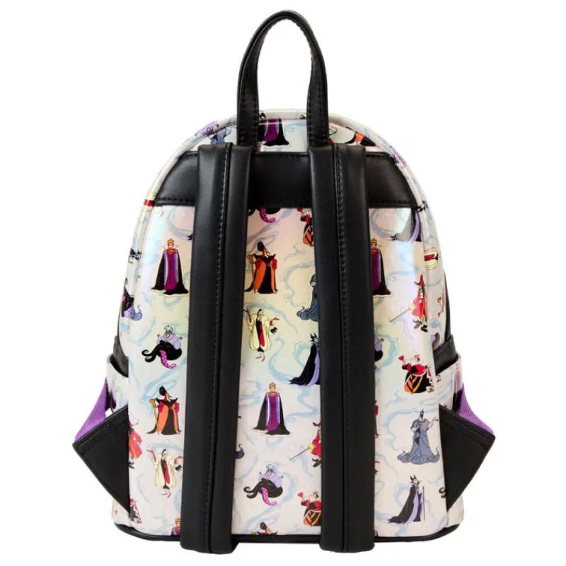 Loungefly Películas Y Personajes De Disney ·Villanas Disney|Bolsos Y Carteras Disney^Bolso mochila iridiscente villanas Disney