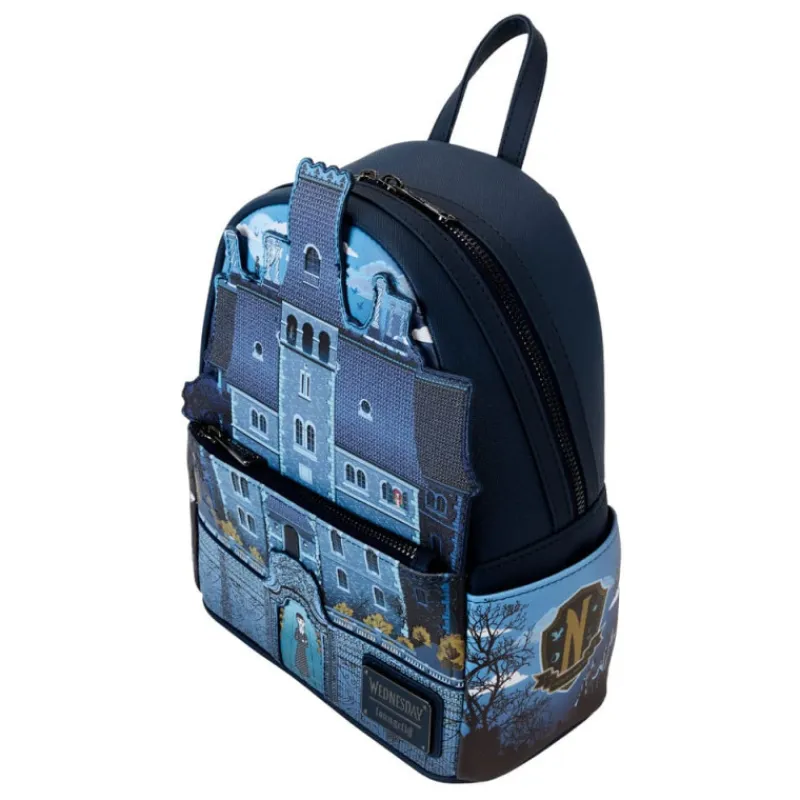 Loungefly Miércoles Addams^Bolso mochila Academia Nevermore Wednesday