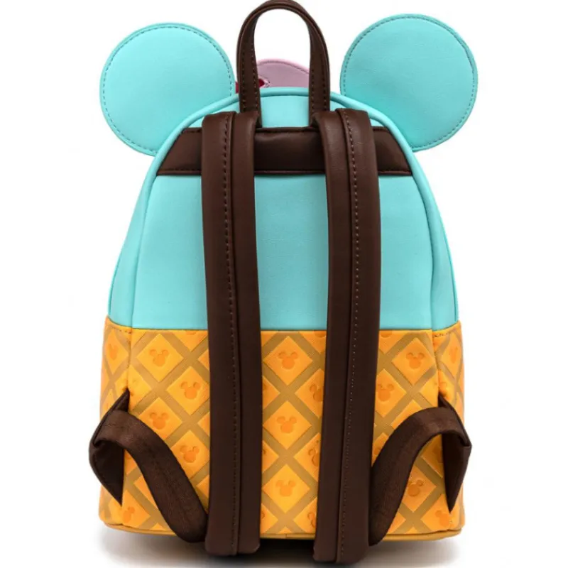 Hot Bolso Mochila Minnie y Mickey Ice Cream Películas Y Personajes De Disney ·Mickey & Minnie|Bolsos Y Carteras Disney