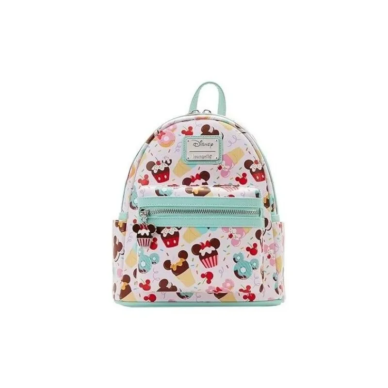 Otros Fabricantes Películas Y Personajes De Disney ·Mickey & Minnie|Bolsos Y Carteras Disney^Bolso Mochila Minnie & Mickey Dulces Loungefly