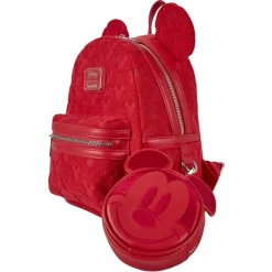 Loungefly Películas Y Personajes De Disney ·Mickey & Minnie|Bolsos Y Carteras Disney^Bolso Mochila Orejas de Mickey Roja Disney