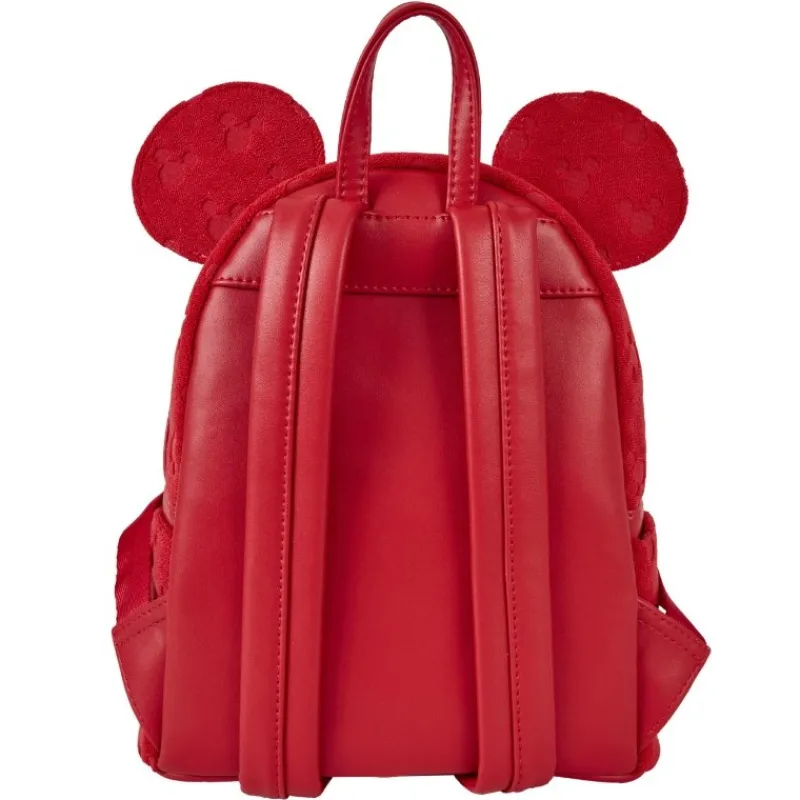 Loungefly Películas Y Personajes De Disney ·Mickey & Minnie|Bolsos Y Carteras Disney^Bolso Mochila Orejas de Mickey Roja Disney