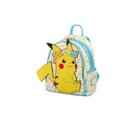 Hot Bolso Mochila Pikachu Floral de Pikachu|Mochilas Pokemon