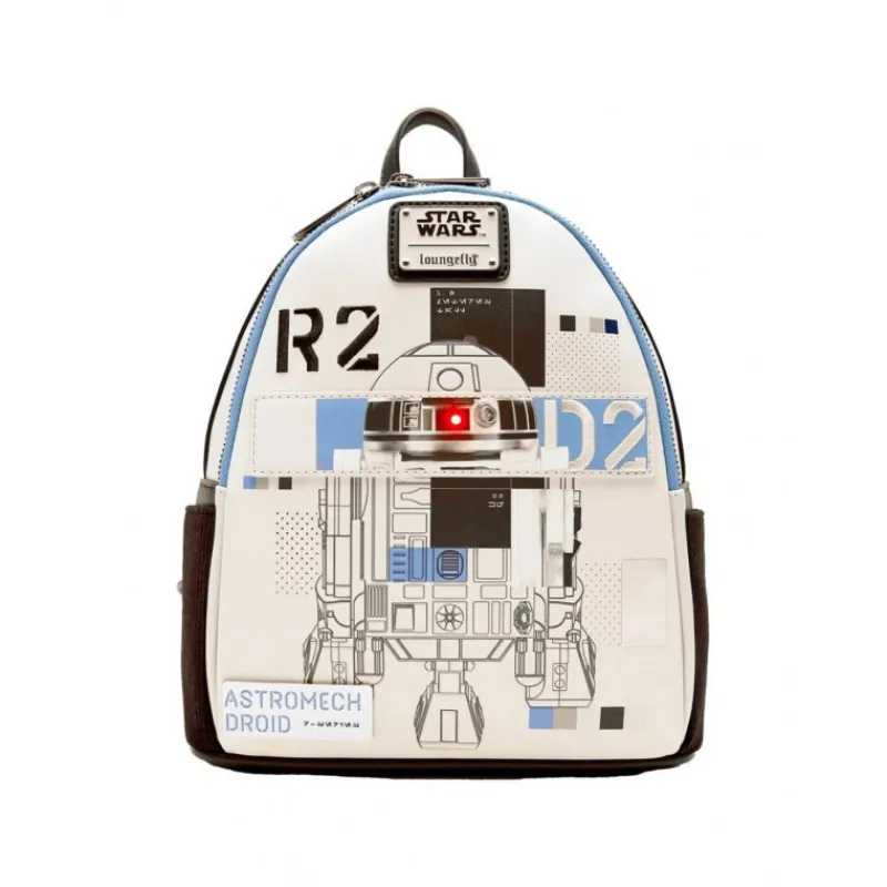 Loungefly Regalos Star Wars Por Personaje |Complementos Star Wars^Bolso Mochila R2D2 Star Wars