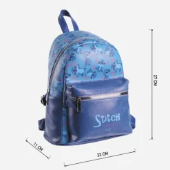 Outlet Bolso Mochila Stitch Disney Blue Películas Y Personajes De Disney ·Lilo Y Stitch|Bolsos Y Carteras Disney