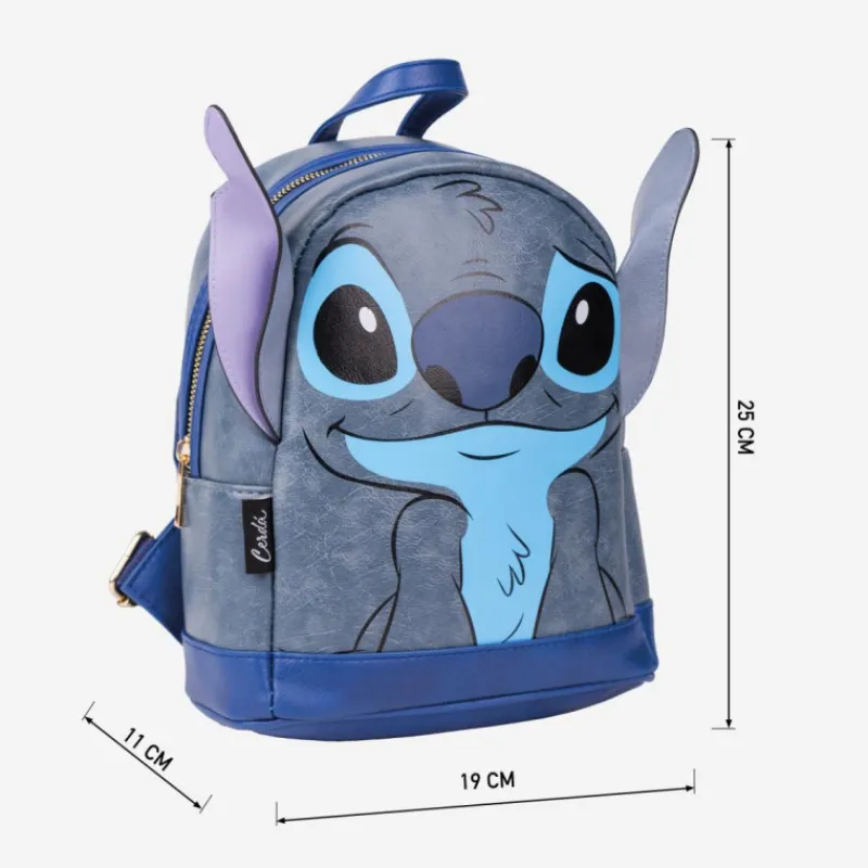 Cerdá Adult Películas Y Personajes De Disney ·Lilo Y Stitch|Bolsos Y Carteras Disney^Bolso Mochila Stitch orejitas Disney