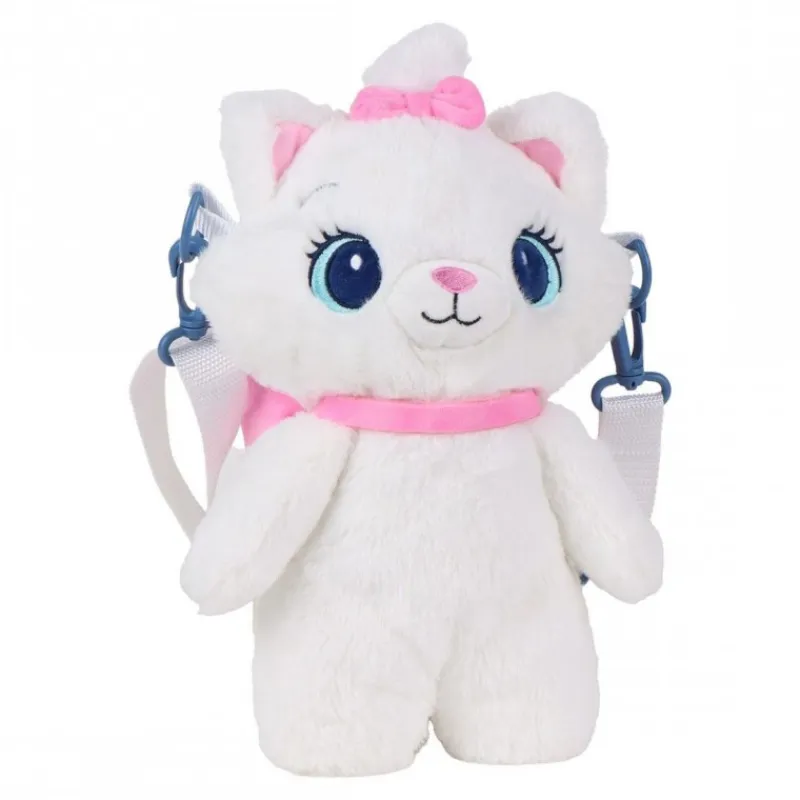 Bolso Peluche Disney Marie 100% Poliéster Blanco Niños Disney Para Niñas|Tiempo Libre Kids