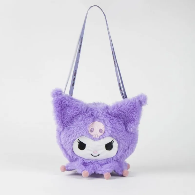 Cerdá Kids Tiempo Libre Kids^Bolso Peluche Hello Kitty Kuromi 100% Polyester Morado