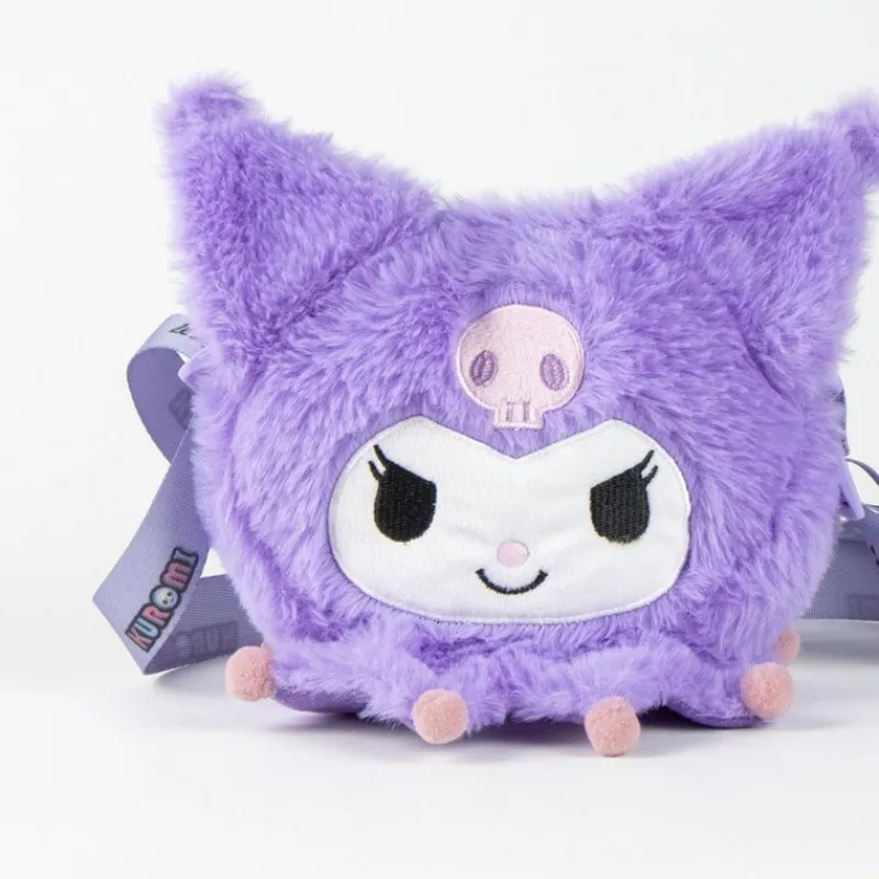 Cerdá Kids Tiempo Libre Kids^Bolso Peluche Hello Kitty Kuromi 100% Polyester Morado