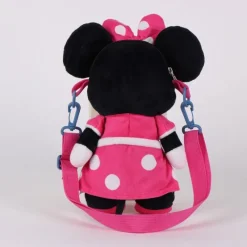 Niños Cerdá Kids Disney Para Niños|Disney Para Niñas^Bolso Peluche Minnie Fucsia 100% Poliéster
