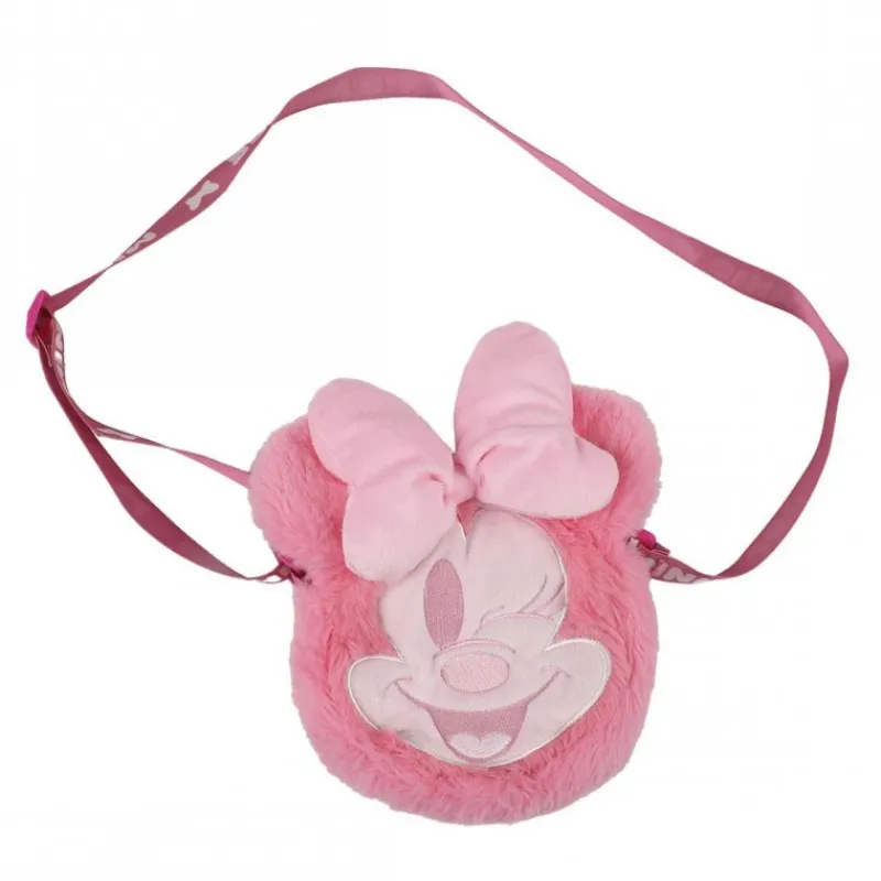 Niños Cerdá Kids Disney Para Niñas|Ropa Y Téxtil: Cosas Que Ponerse Para Niños ^Bolso Peluche Minnie Rosa 100% Polyester