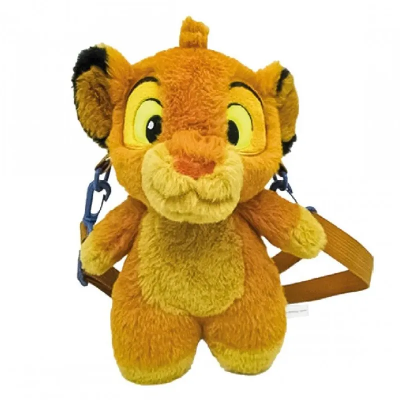 Niños Cerdá Kids Disney Para Niños|Disney Para Niñas^Bolso Peluche Simba de El Rey León 100% Poliéster Naranja