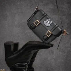 Cinereplicas Miércoles Addams^Bolso satchel Nevermore Academy Miércoles