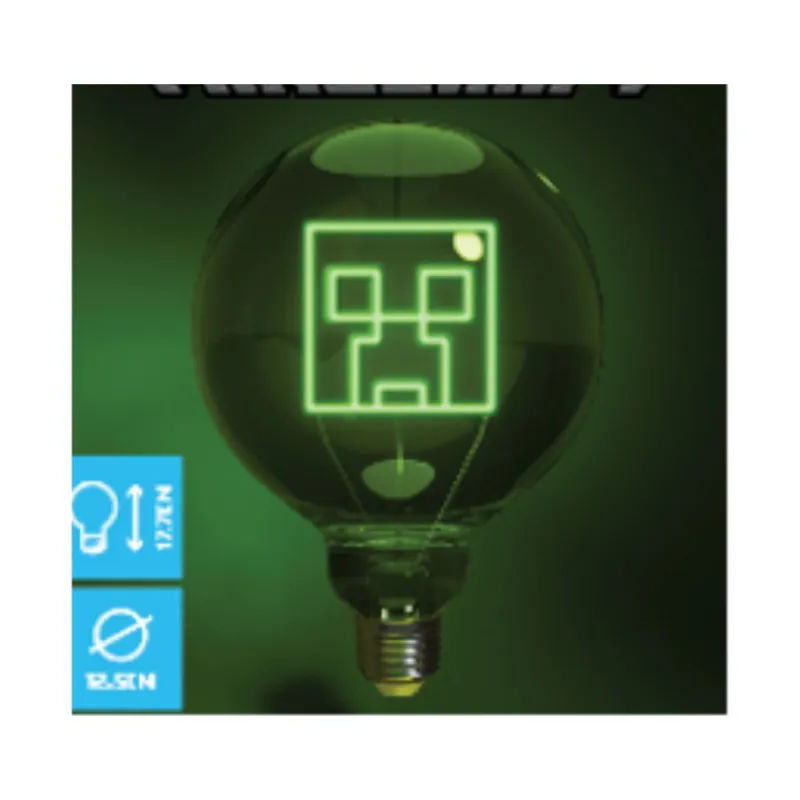 Discount Bombilla Led Neon Creeper E27 Minecraft|Regalos Y Coleccionismo Para Gamers - Cosas De Videojuegos Míticos
