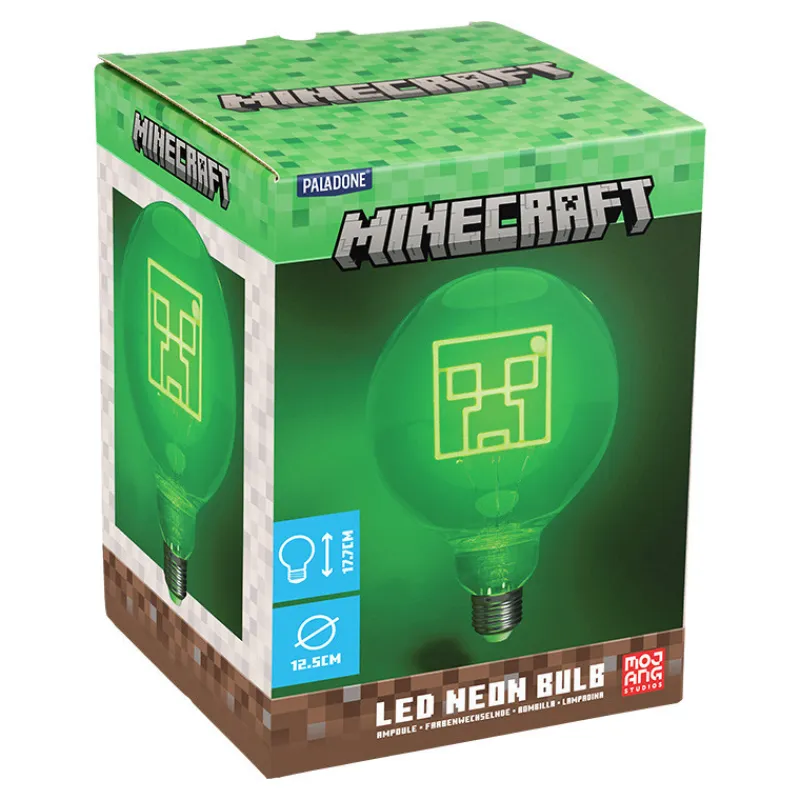 Discount Bombilla Led Neon Creeper E27 Minecraft|Regalos Y Coleccionismo Para Gamers - Cosas De Videojuegos Míticos