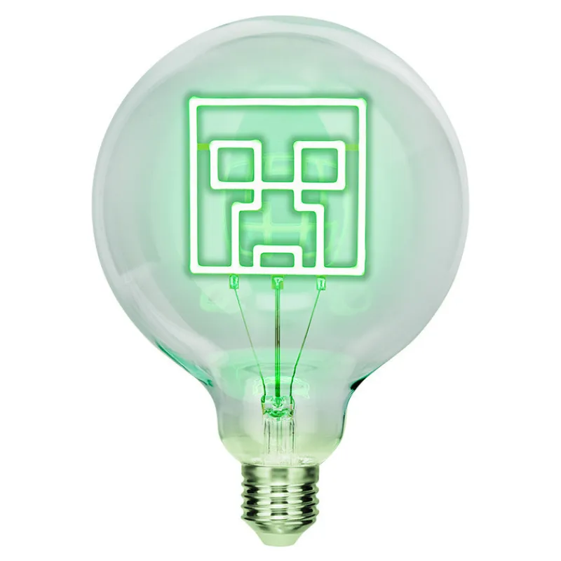 Discount Bombilla Led Neon Creeper E27 Minecraft|Regalos Y Coleccionismo Para Gamers - Cosas De Videojuegos Míticos