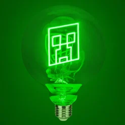 Discount Bombilla Led Neon Creeper E27 Minecraft|Regalos Y Coleccionismo Para Gamers - Cosas De Videojuegos Míticos