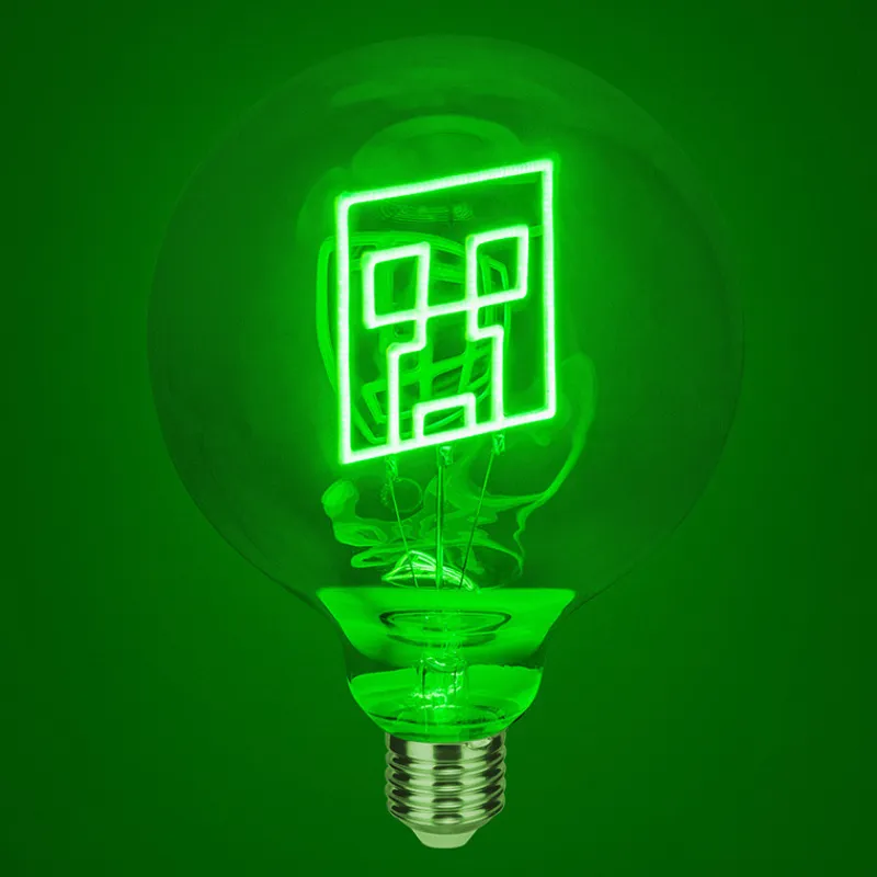 Discount Bombilla Led Neon Creeper E27 Minecraft|Regalos Y Coleccionismo Para Gamers - Cosas De Videojuegos Míticos