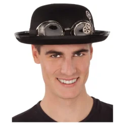 Disfrazzes Sombreros Y Cascos Para Disfraces ^Bombín Steampunk de 59 cm