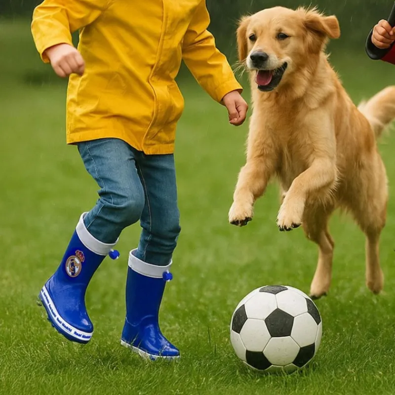 Cerdá Kids Tiempo Libre Kids|Calzado Kids^Botas de Lluvia PVC Real Madrid - Azul y Blanco