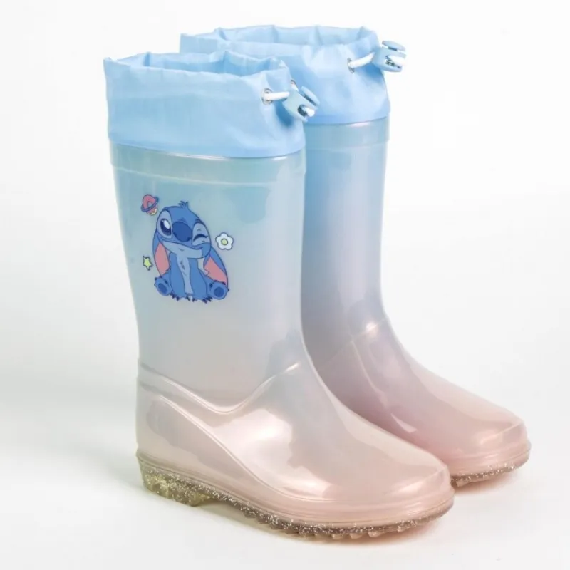 Cerdá Kids Disney Para Niñas|Paraguas Y Chubasqueros Kids ^Botas de Lluvia PVC Stitch para Niños