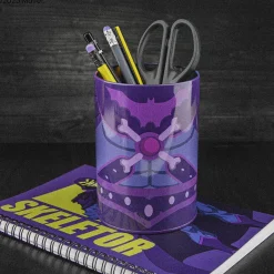New Bote Para Bolígrafos Skeletor Logo Masters Of The Universe