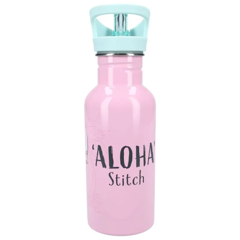 Hot Botella Lilo & Stitch 500 ml Acero Inoxidable - Licencia Oficial Películas Y Personajes De Disney ·Lilo Y Stitch