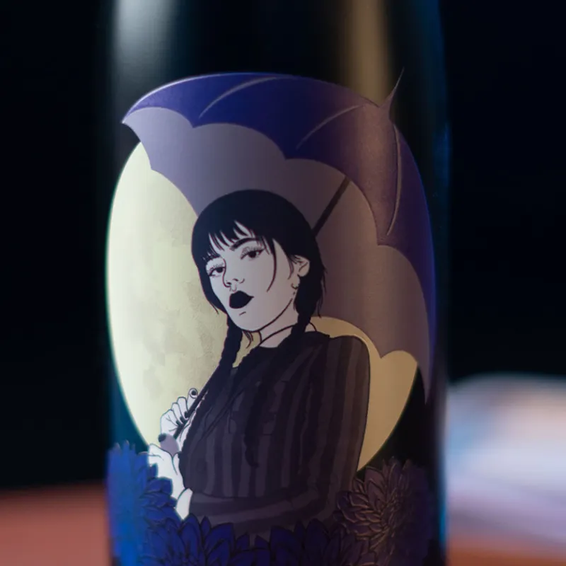 Grupo Erik Miércoles Addams^Botella Metalica Hot&Cold 500Ml Wednesday