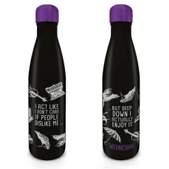 Clearance Botella metálica Miércoles dislike 540 ml Miércoles Addams