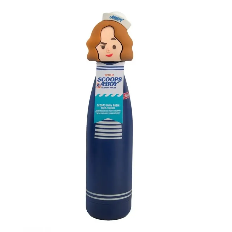 Cinereplicas Stranger Things^Botella Robin Scoops Ahoy - Stranger Things 31cm x 7cm