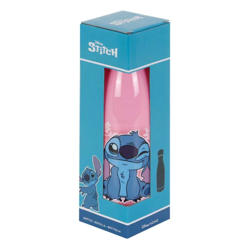 KaracterMania Más Regalos De Disney|Películas Y Personajes De Disney ·Lilo Y Stitch^Botella Stitch Maui Rosa Disney