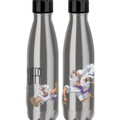 Halantex Cosas De Luffy One Piece^Botella Termo One Piece Luffy Gear 5 Plateada de Acero Inoxidable