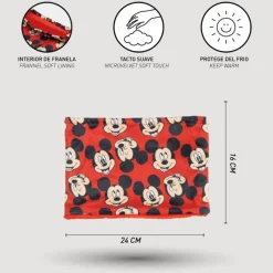 Niños Cerdá Kids Disney Para Niños|Ropa Y Téxtil: Cosas Que Ponerse Para Niños ^Braga Cuello Mickey para Niños - Cálida y Divertida