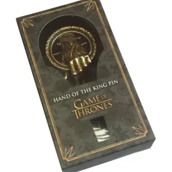 The Noble Collection Juego De Tronos Y La Casa Del Dragón ^Broche Mano del Rey - Colección Oficial Juego de Tronos