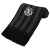 Bufanda Miércoles negra Nevermore Academy 190 cm Miércoles Addams