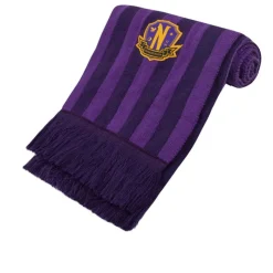 Sale Bufanda Miércoles Púrpura Nevermore Academy 190 cm Miércoles Addams