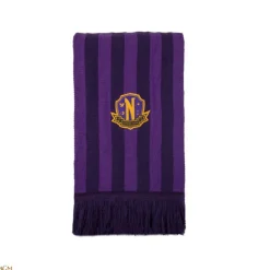 Sale Bufanda Miércoles Púrpura Nevermore Academy 190 cm Miércoles Addams