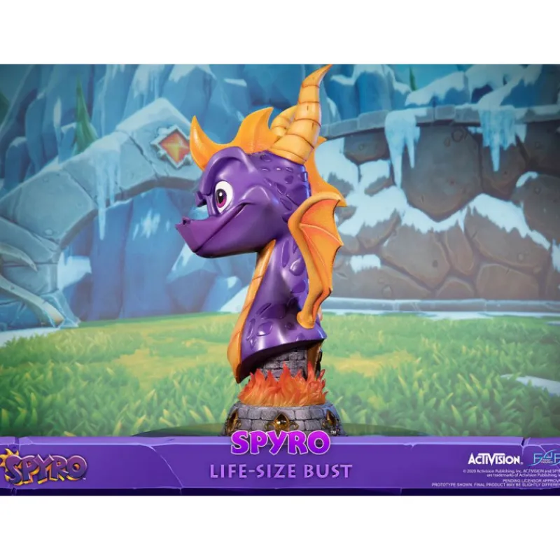 Otros Fabricantes Regalos Y Coleccionismo Para Gamers - Cosas De Videojuegos Míticos^Busto Spyro Tamaño Real Spyro Reignited Trilogy