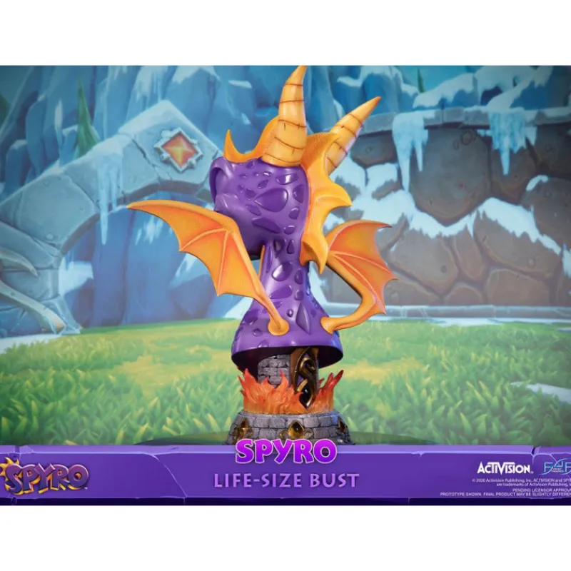 Otros Fabricantes Regalos Y Coleccionismo Para Gamers - Cosas De Videojuegos Míticos^Busto Spyro Tamaño Real Spyro Reignited Trilogy