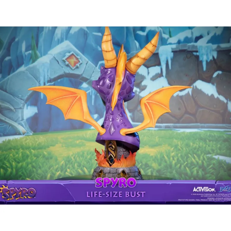 Otros Fabricantes Regalos Y Coleccionismo Para Gamers - Cosas De Videojuegos Míticos^Busto Spyro Tamaño Real Spyro Reignited Trilogy