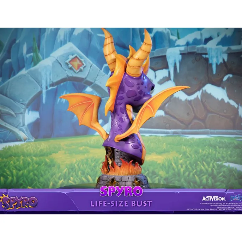 Otros Fabricantes Regalos Y Coleccionismo Para Gamers - Cosas De Videojuegos Míticos^Busto Spyro Tamaño Real Spyro Reignited Trilogy