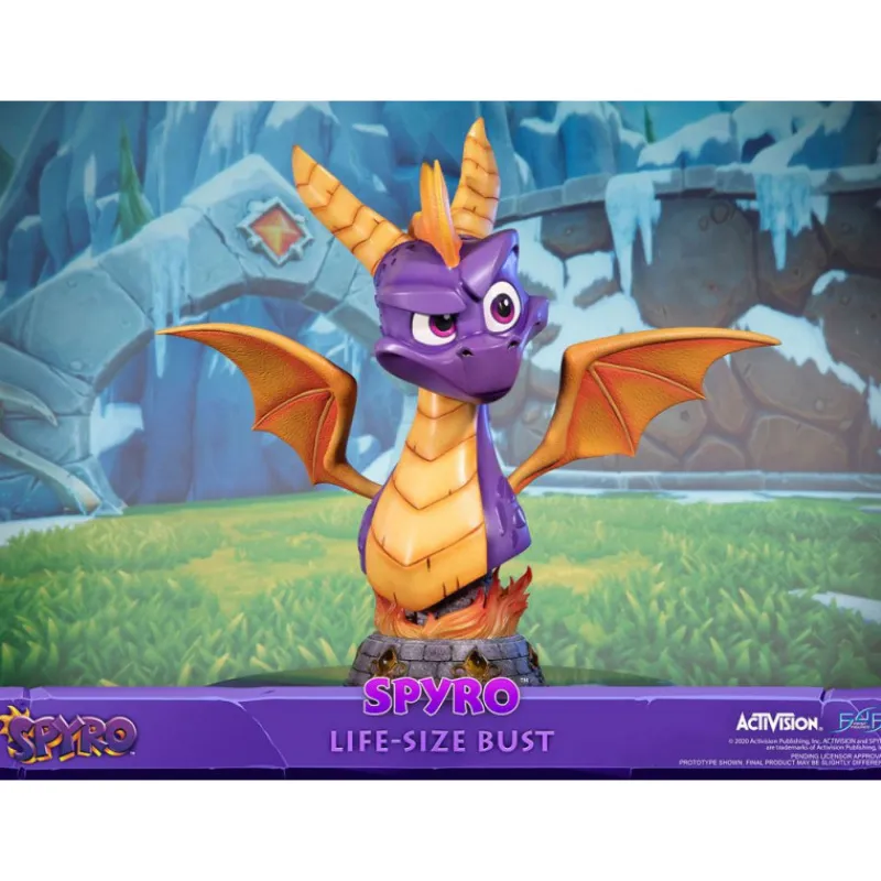 Otros Fabricantes Regalos Y Coleccionismo Para Gamers - Cosas De Videojuegos Míticos^Busto Spyro Tamaño Real Spyro Reignited Trilogy
