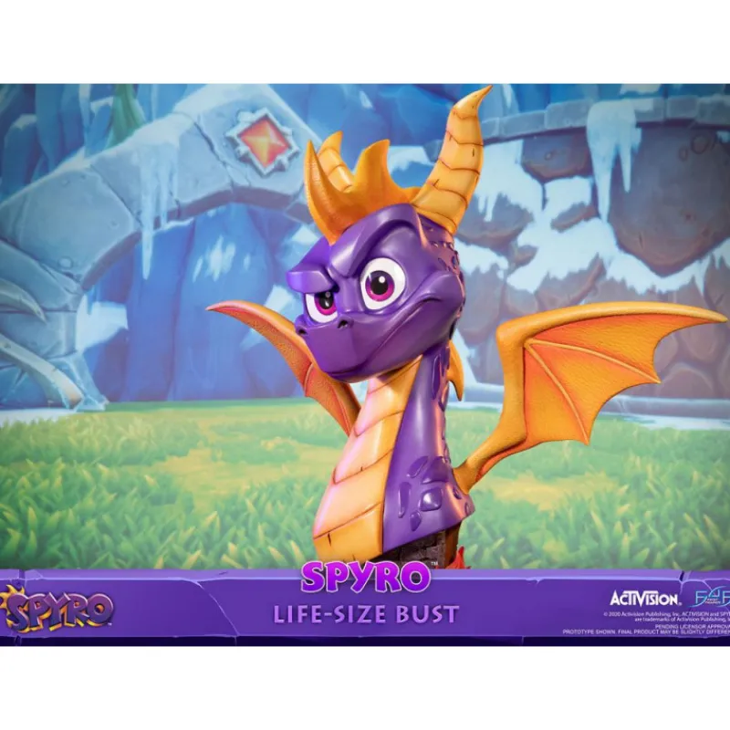 Otros Fabricantes Regalos Y Coleccionismo Para Gamers - Cosas De Videojuegos Míticos^Busto Spyro Tamaño Real Spyro Reignited Trilogy