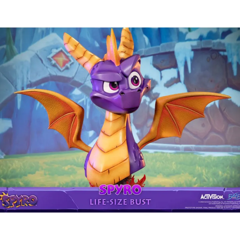 Otros Fabricantes Regalos Y Coleccionismo Para Gamers - Cosas De Videojuegos Míticos^Busto Spyro Tamaño Real Spyro Reignited Trilogy