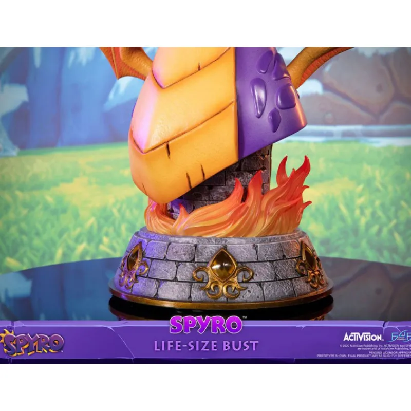 Otros Fabricantes Regalos Y Coleccionismo Para Gamers - Cosas De Videojuegos Míticos^Busto Spyro Tamaño Real Spyro Reignited Trilogy