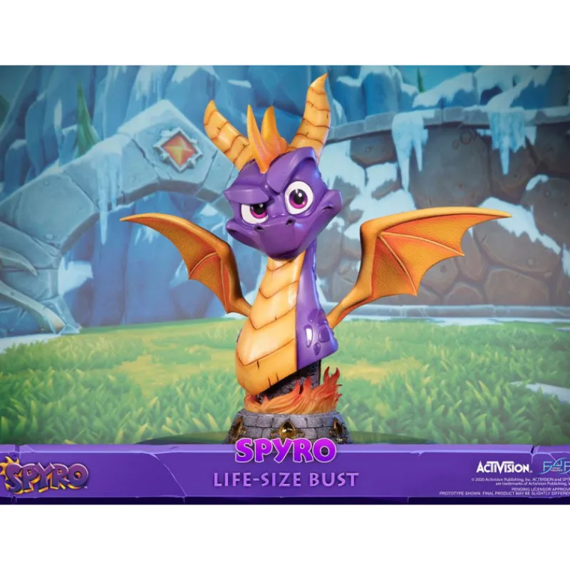 Otros Fabricantes Regalos Y Coleccionismo Para Gamers - Cosas De Videojuegos Míticos^Busto Spyro Tamaño Real Spyro Reignited Trilogy